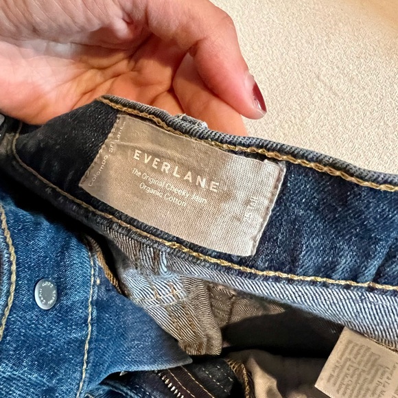 Everlane The Original Cheeky Jean Size 25 Tall Washed Midnight - Picture 7 of 8